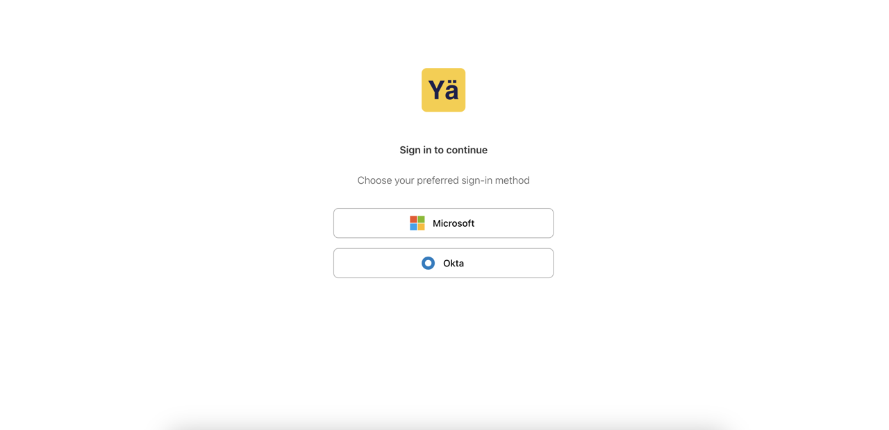 Login Provider Selection