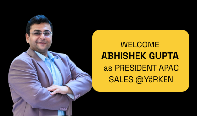 Yarken Appoints Abhishek Gupta as President of APAC Sales