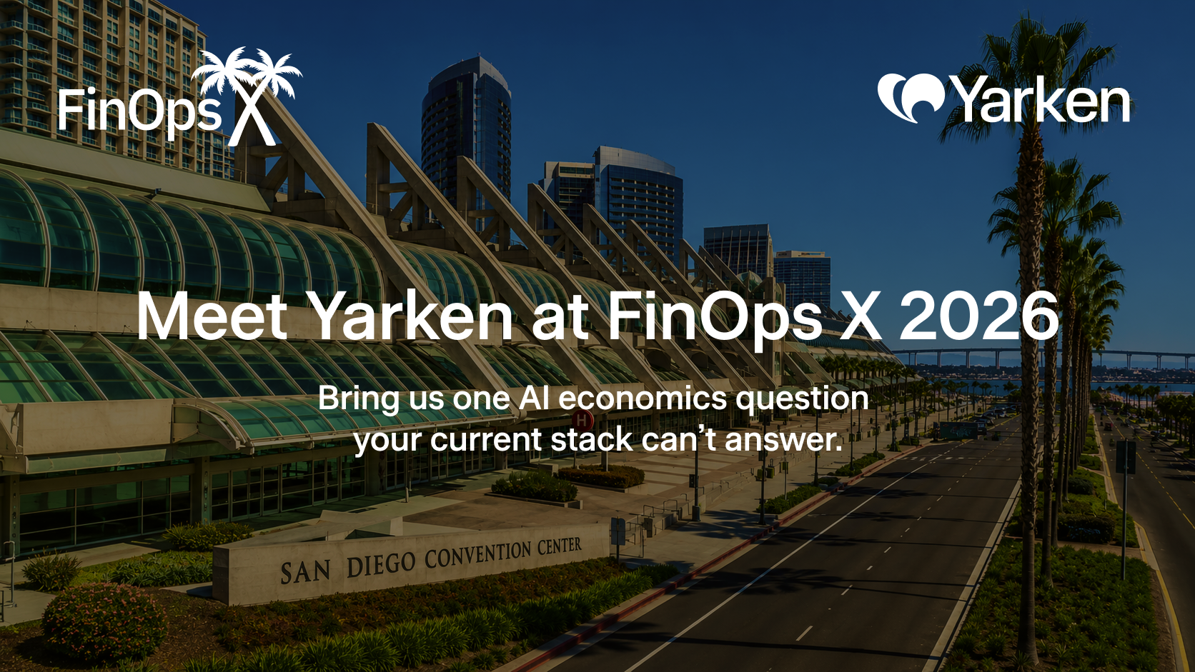 Yarken team participating at FinOps X 2026 conference event showcasing FinOps and TBM solutions