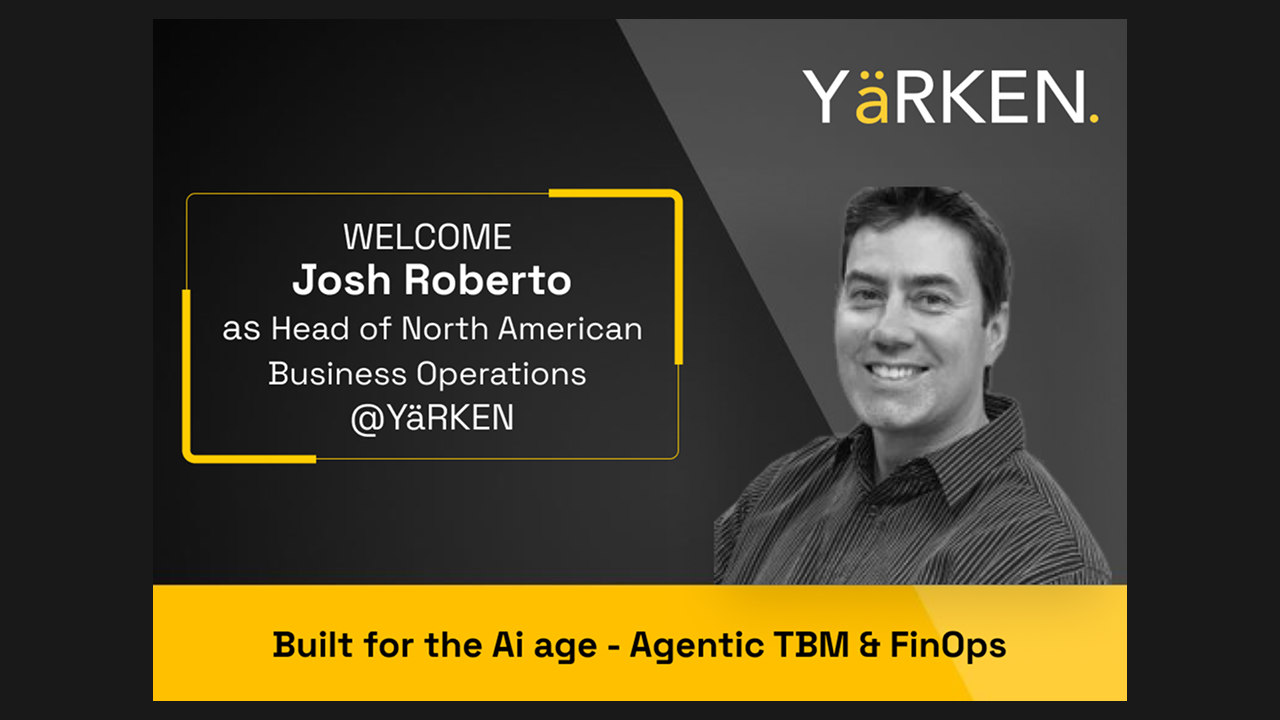 Welcome Josh Roberto as Head of North American Business Operations&nbsp;@Yarken