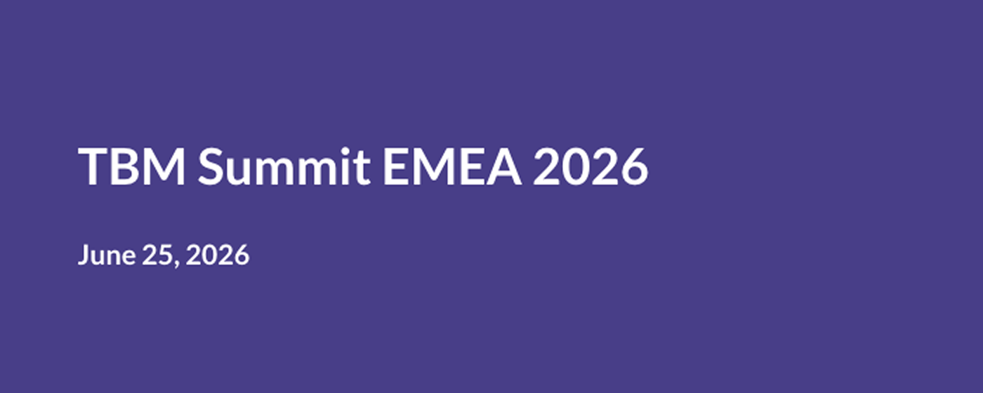 TBM Summit EMEA 2026