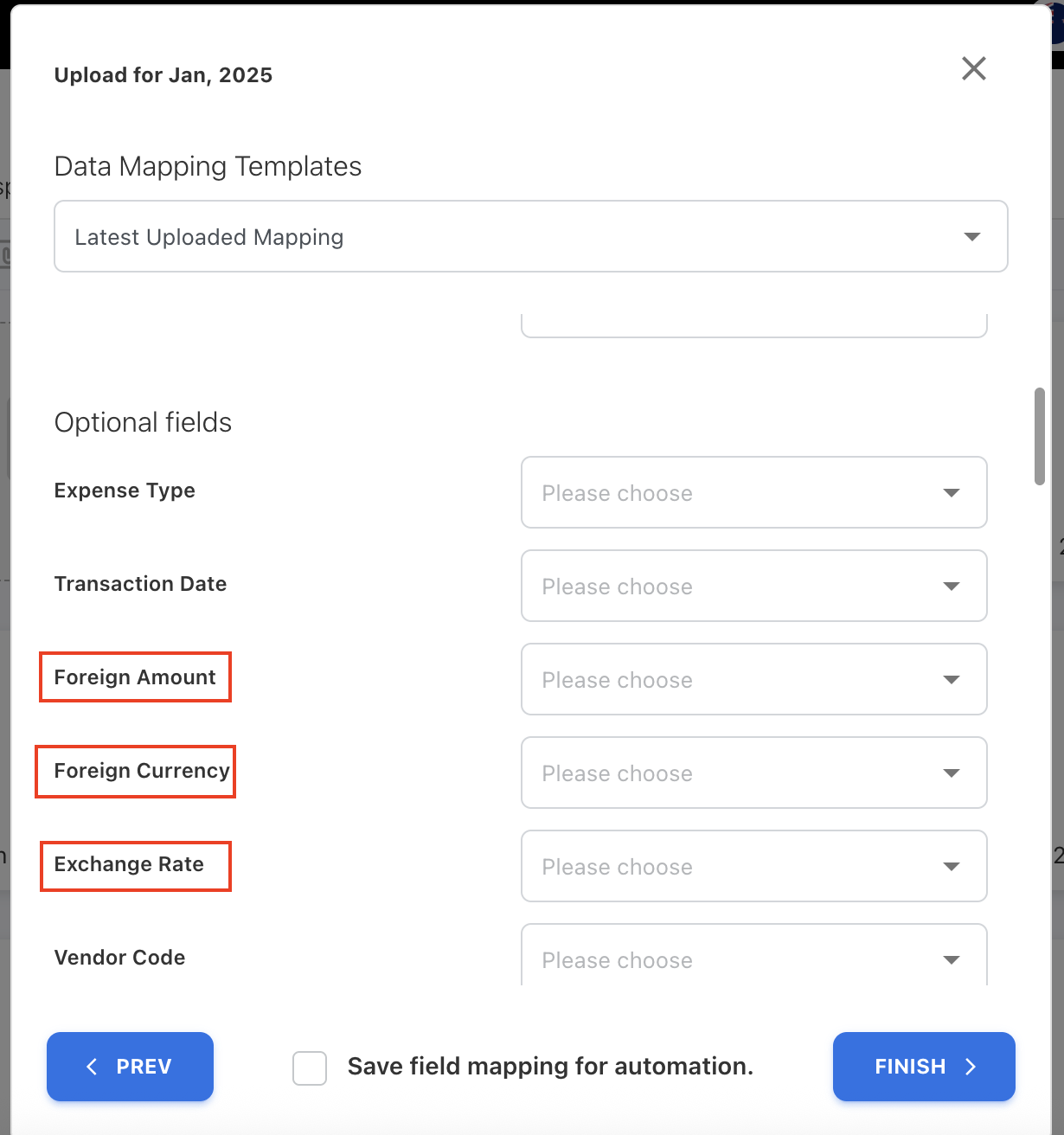 Currency Traceability in Uploads