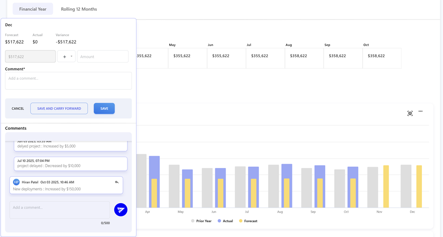 Yarken’s cloud forecast screen